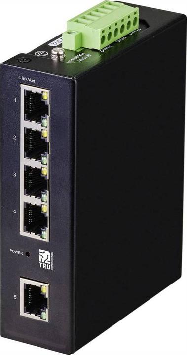 Immagine prodotto Tru Components Switch Ethernet industriale, 5 porte 1000Base-T (5 Porti)