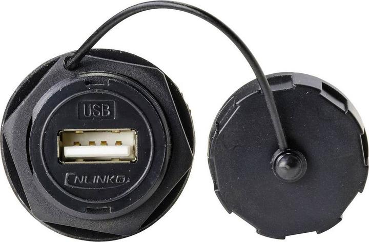Produktbild Tru Components USB-Einbaubuchse 2 Typ A