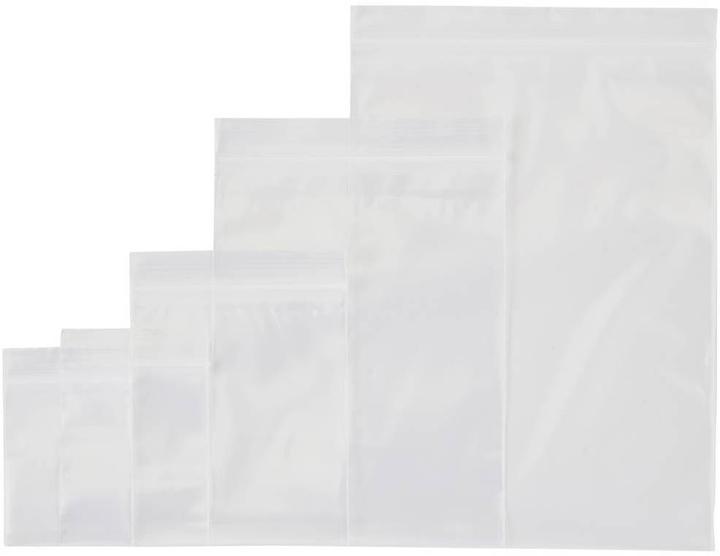 Actual product image Tru Components Pressure Seal Bag without Labelling Strips Transparent Polyethylene (500 Piece)