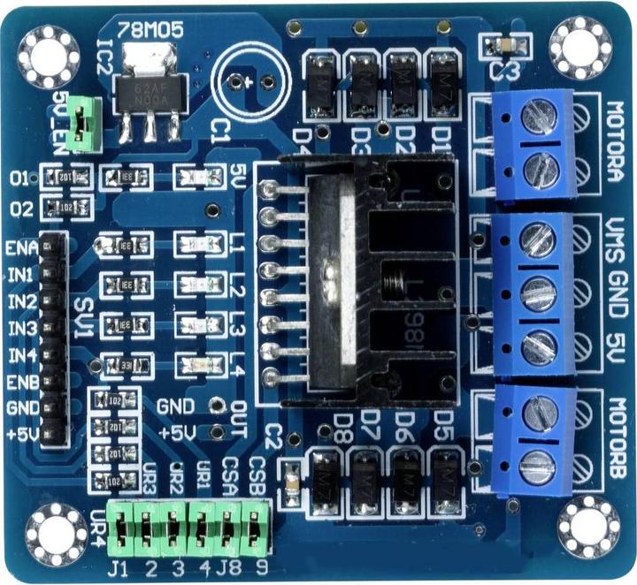 Immagine prodotto Tru Components Modulo driver per motore passo-passo L298N a doppio ponte H