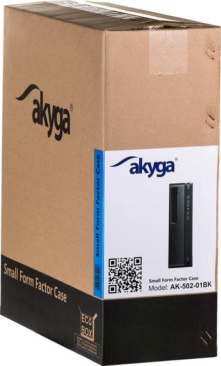 Produktbild Akyga AK-502-02BK Computer-Gehäuse Midi Tower (mATX, Flex-ATX)