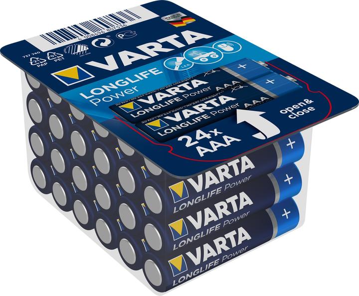 Immagine prodotto Varta Potenza LONGLIFICA (24 pz., AAA, 1270 mAh)