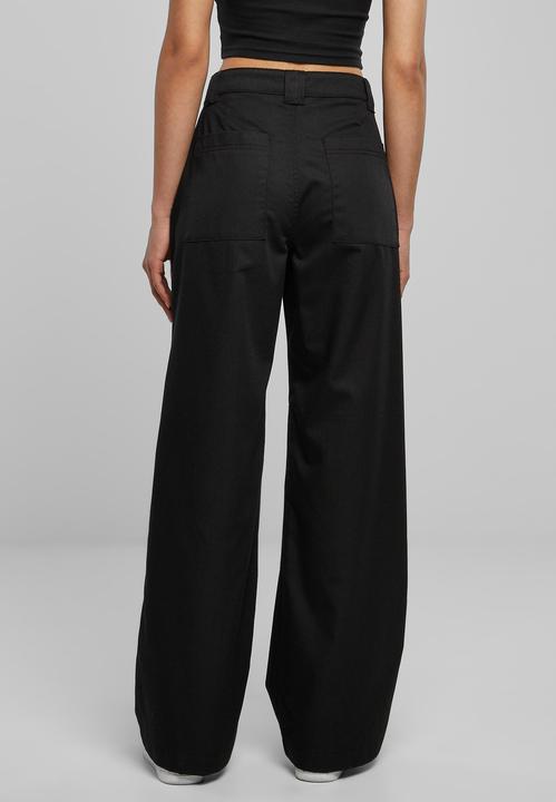 Actual product image Urban Classics Ladies Straight Leg Workwear Pants (36)