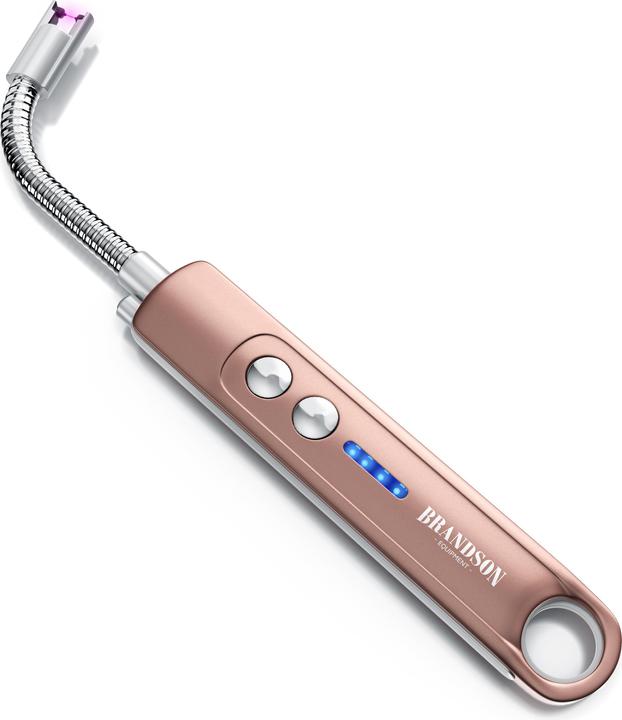 Actual product image Brandson Electric stick lighter, arc lighter, candle lighter, USB rechargeable, for fireplace, barbecue