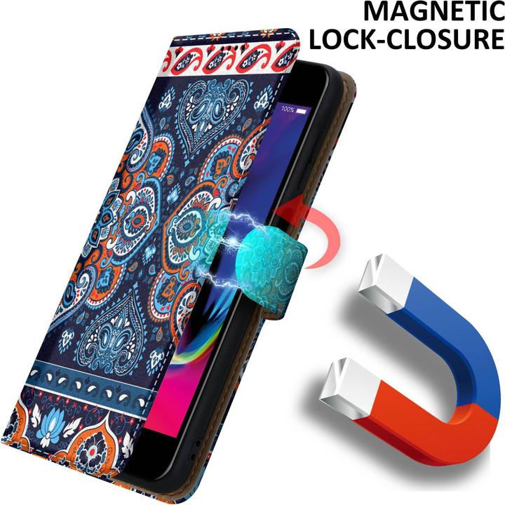 Image du produit Cadorabo Pochette Book avec impression (Apple iPhone 7 Plus, Apple iPhone 7s Plus)