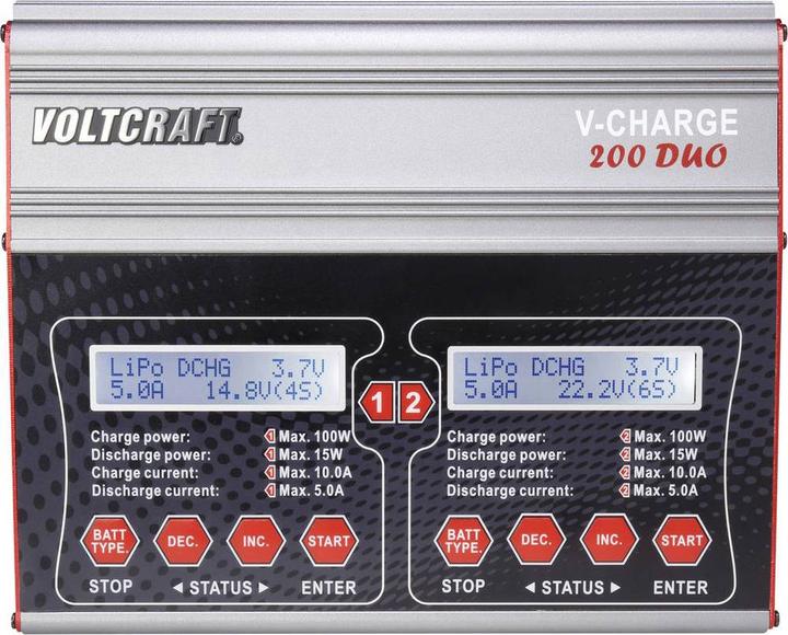 Actual product image Voltcraft Multifunction charger V-Charge 200 Duo