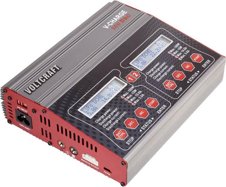 Actual product image Voltcraft Multifunction charger V-Charge 200 Duo