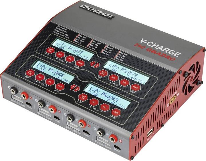 Actual product image Voltcraft Multifunction charger V-Charge 240 Quadro