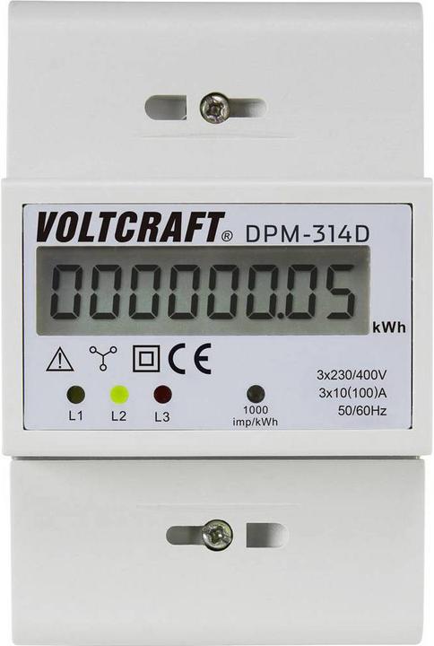 Produktbild Voltcraft Digitaler Drehstromzähler
