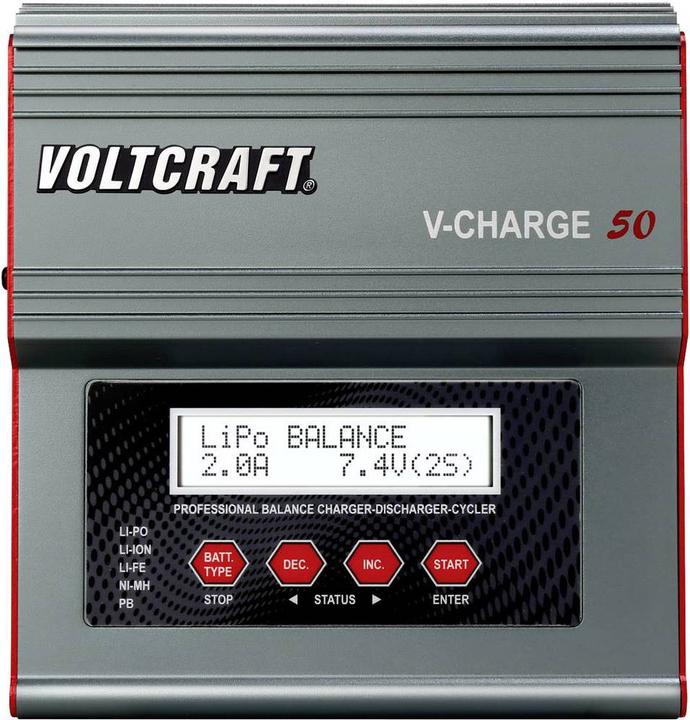 Actual product image Voltcraft 230 V, 2 V Multifunction charger V-Charge 50
