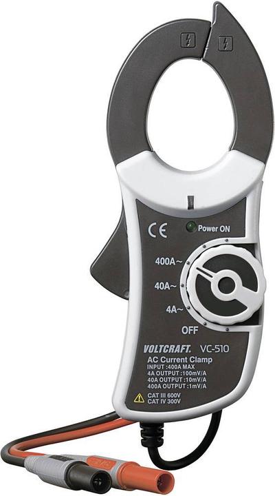 Voltcraft Adattatore pinza amperometrica VC-510 AC M (CAT III 600V)