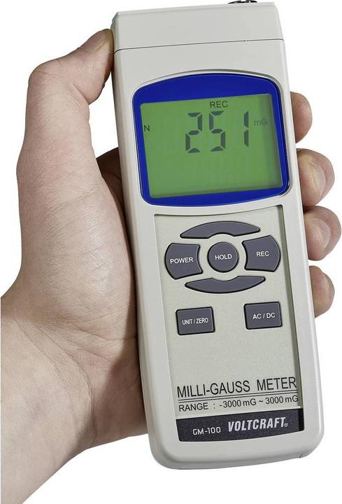 Image du produit Voltcraft Analyseur de champ magnétique GM-100