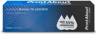 Actual product image Huismerk Brother TN-243CMYK Toner 4-kleuren Voordeelbundel