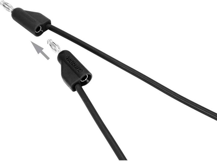Actual product image Voltcraft Highly flexible measuring leads MSB-300 30 V/AC, 60 V/DC 10 A