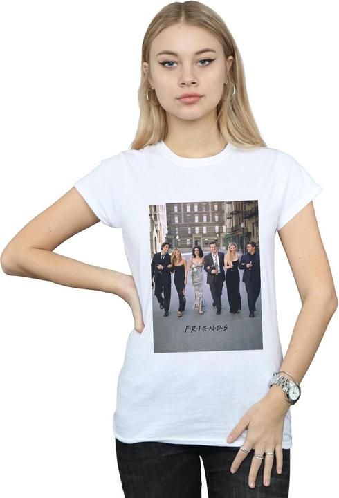 Actual product image Friends Womens/Ladies Champagne And Flowers Cotton T-Shirt (XXL)