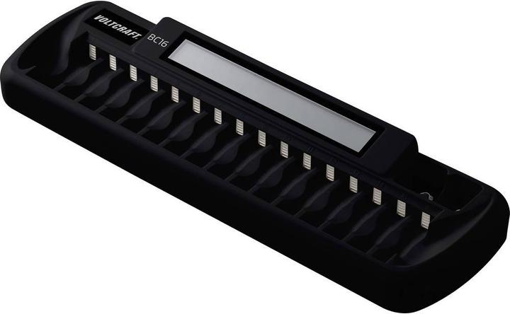 Immagine prodotto Voltcraft Caricatore per celle rotonde BC16 (1 pz., 9V Block, AAA, AA, Batteria + Caricabatterie)