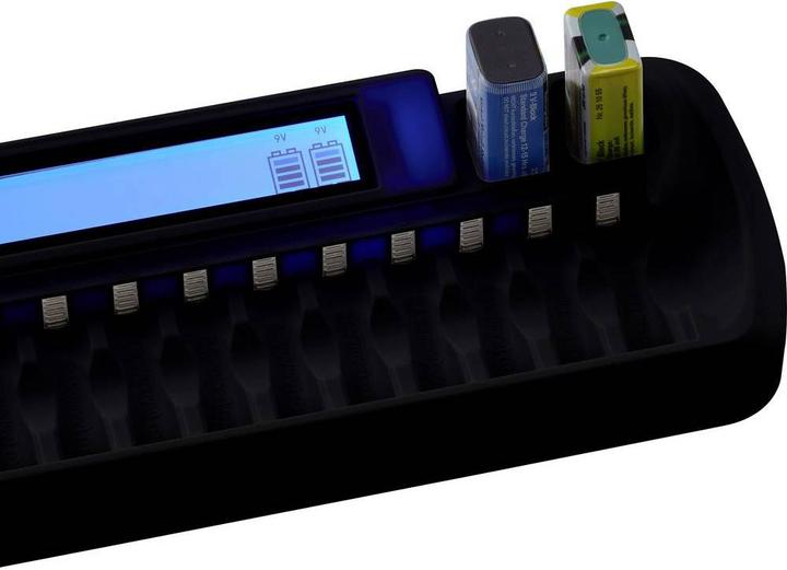 Immagine prodotto Voltcraft Caricatore per celle rotonde BC16 (1 pz., 9V Block, AAA, AA, Batteria + Caricabatterie)