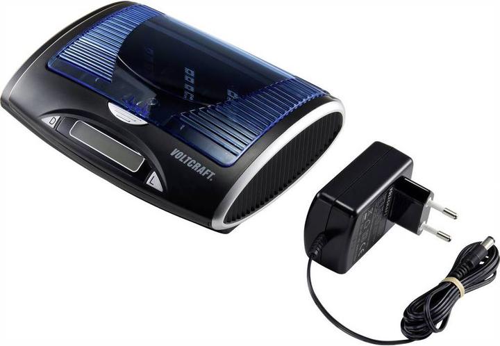 Actual product image Voltcraft Universal charger P600-LCD with USB (4 pcs., AA, AAA, 9V Block, C, D, Chargers without battery)