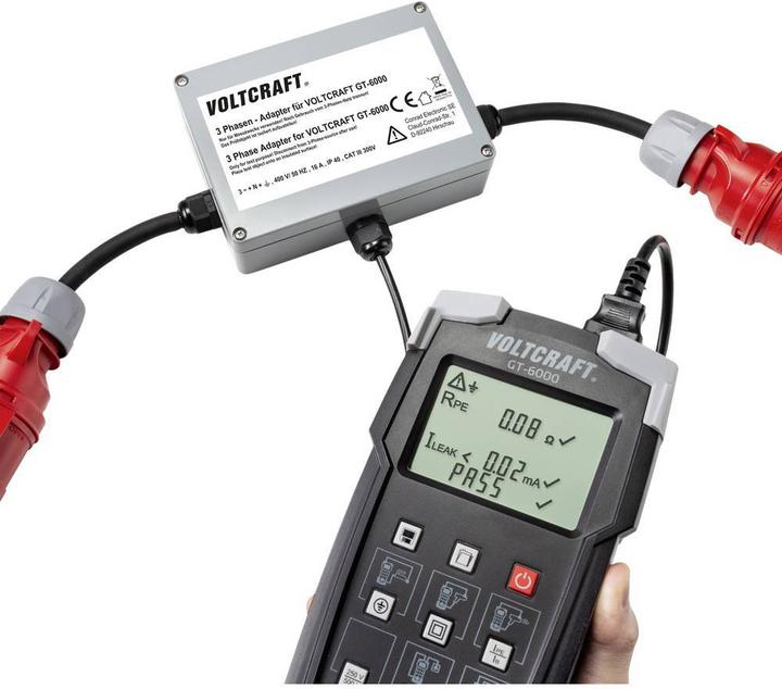 Actual product image Voltcraft Adapter plug measuring adapter 3 phase CEE 16A (Adapter)