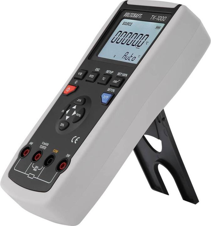 Actual product image Voltcraft TK-1000 calibrator temperature, voltage 1x 9V block battery (included) (Thermometers)