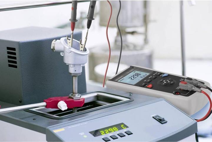 Actual product image Voltcraft TK-1000 calibrator temperature, voltage 1x 9V block battery (included) (Thermometers)