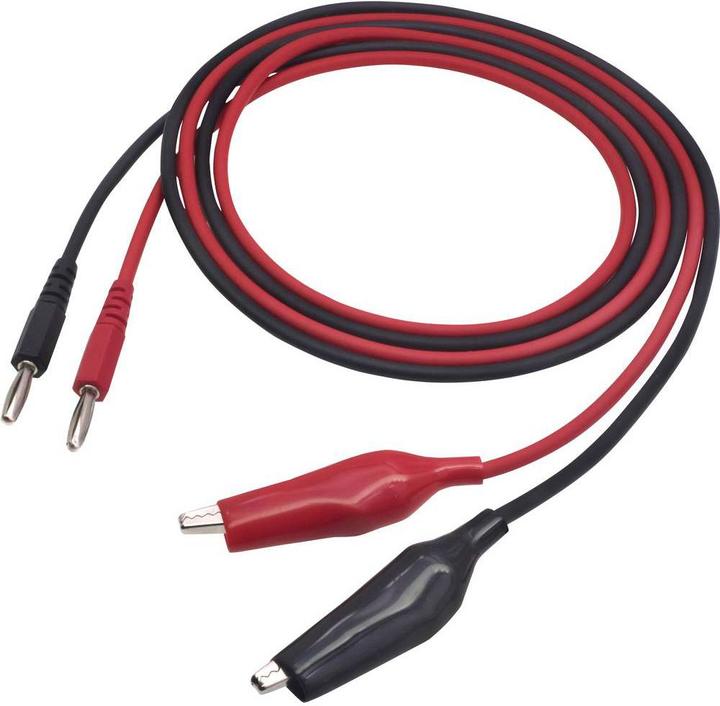 Voltcraft Piombo di misura con clip a coccodrillo
