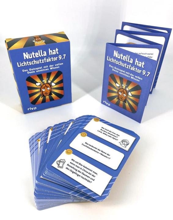Image du produit Le Nutella a un indice de protection solaire de 9,7 - Le quiz avec la dose complète de (Allemand)