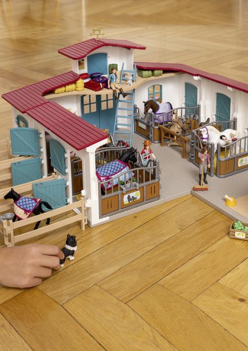 Produktbild Schleich Pferdebox mit Stute und Fohlen