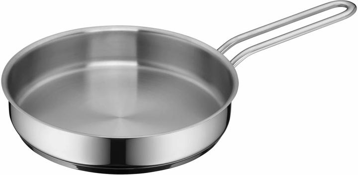 WMF Edelstahlpfanne Bratpfanne 18cm Pfanne klein Induktion unbeschichtet (18 cm, Bratpfanne, Edelstahl)
