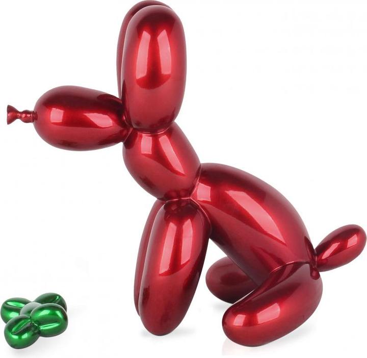 Immagine prodotto Scultura di design con palloncino barboncino - rosso