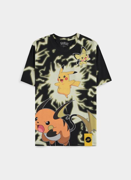Productafbeelding Difuzed Pokémon - Pikachu Lightning Digital AOP T-shirt met korte mouwen - L (L)