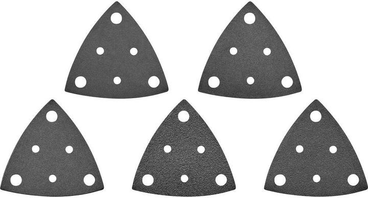 Toolcraft Set of 50 sanding sheets 80 mm K60-K240 perforated (60, 80, 120)