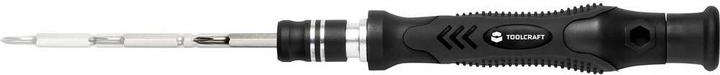 Image du produit Toolcraft Tournevis de précision à deux broches 16 en 1 (Recouvrement cruciforme Phillipps (PH), Section en T, Escale, Hexagone externe, Trilogie, 5 lobes (Pentalobe))