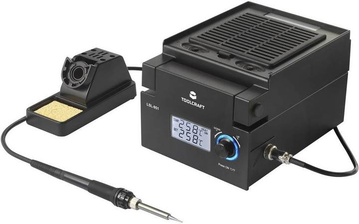 Image du produit Toolcraft Station de soudage avec éclairage LED et aspiration des fumées de soudage