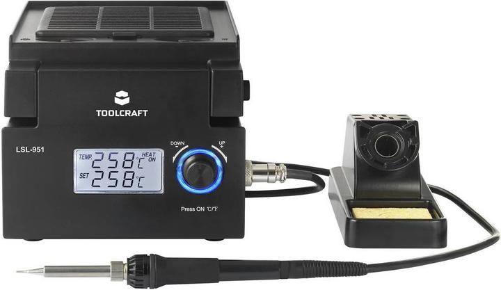 Image du produit Toolcraft Station de soudage avec éclairage LED et aspiration des fumées de soudage