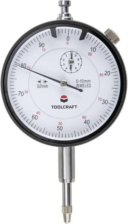 Toolcraft Calibro a quadrante, antiurto, 0 - 10 mm