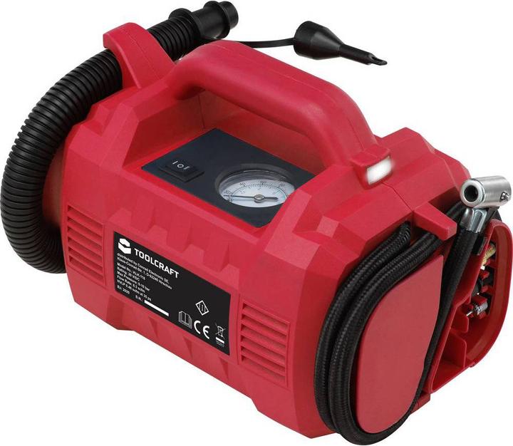 Actual product image Toolcraft Battery compressor, 10 bar 20 V (10 bar, 0 l)