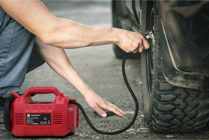 Actual product image Toolcraft Battery compressor, 10 bar 20 V (10 bar, 0 l)