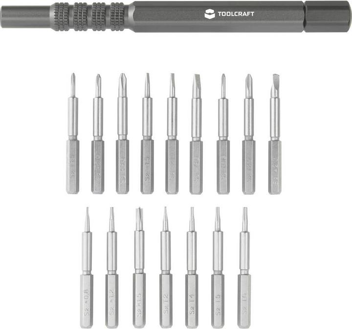 Image du produit Toolcraft Tournevis de précision à deux broches 17 en 1