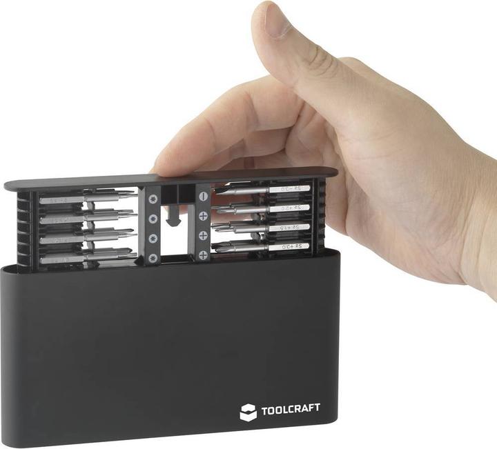 Image du produit Toolcraft Tournevis de précision à deux broches 17 en 1