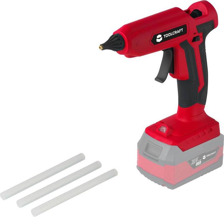 Productafbeelding Toolcraft Batterij heet lijmpistool 20 V