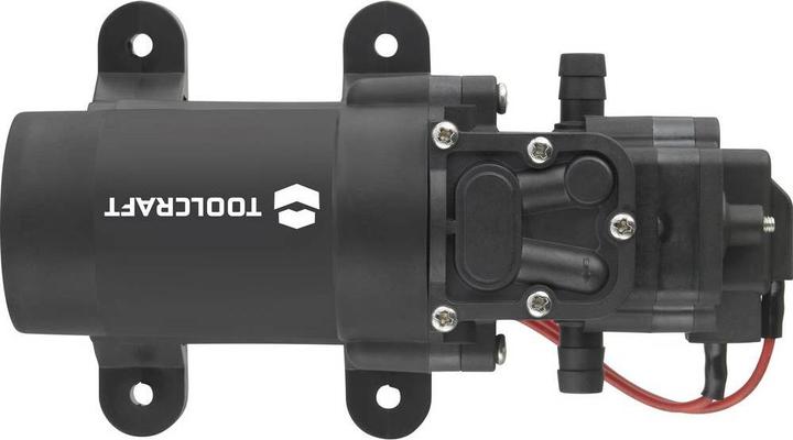 Actual product image Toolcraft Low-voltage pressurised water pump 12 V, 258 l/h (Domestic water pump)