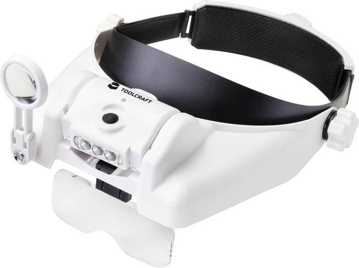Produktbild Toolcraft Wiederaufladbare LED-Stirnbandlupe