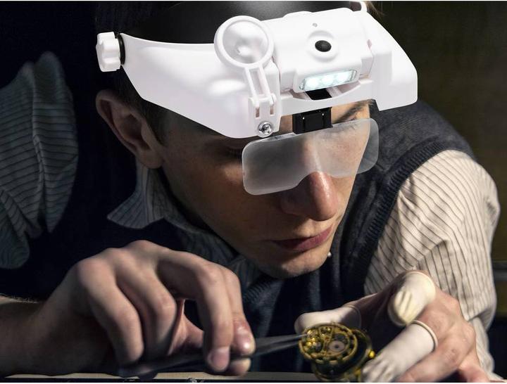 Produktbild Toolcraft Wiederaufladbare LED-Stirnbandlupe