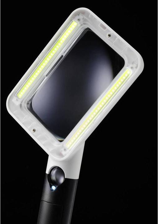 Produktbild Toolcraft Quadratische LED-Handlupe (50 lm)