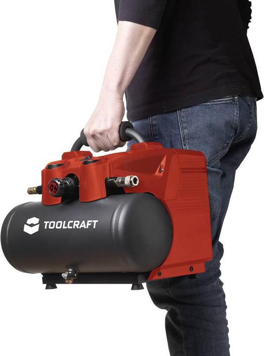 Immagine prodotto Toolcraft Akku-Druckluft-Kompressor AP-1200 (8 bar, 6 l)