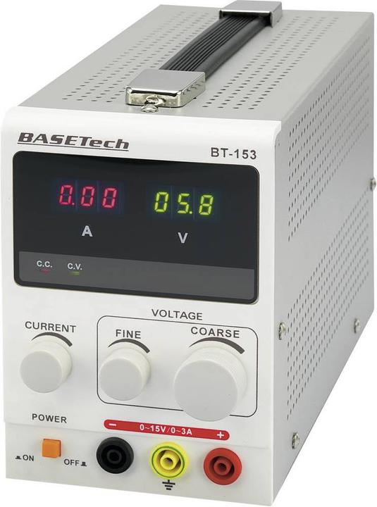 Actual product image Basetech Adjustable laboratory power supply unit