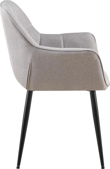 Produktbild Swisshandel24 Esszimmerstuhl Roseville Stoff, grau
