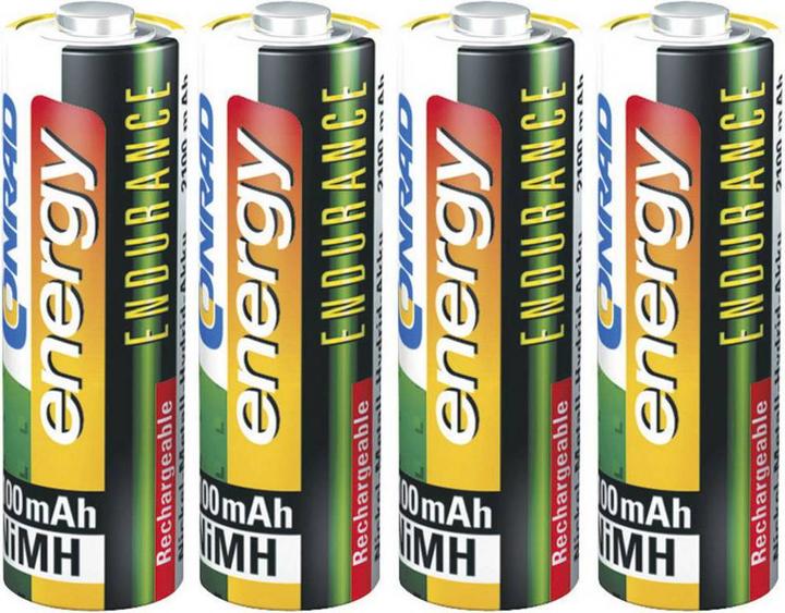 Produktbild Conrad energy Endurance NiMH Mignon-Akkus 2600 mAh, 4er (1.20 V, 2600 mAh)