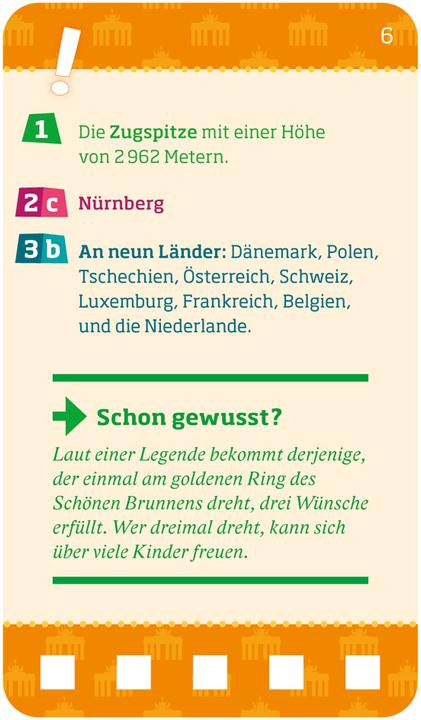 Energie-Label Tessloff WAS IST WAS Quiz Deutschland (Deutsch)